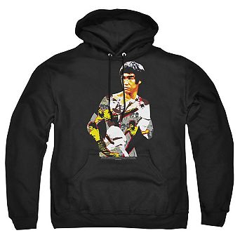 Bruce Lee Body Of Action Adult Pull Over Hoodie