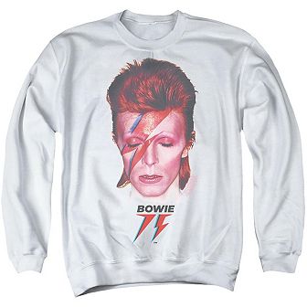David Bowie Aladdin Sane 75 Adult Crewneck Sweatshirt