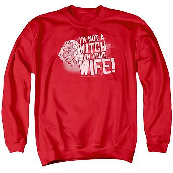 Princess Bride Not A Witch Adult Crewneck Sweatshirt