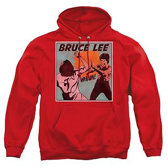 Bruce Lee Comic Panel Adult Pull Over Hoodie
