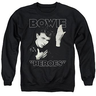 David Bowie Heroes Cover Adult Crewneck Sweatshirt