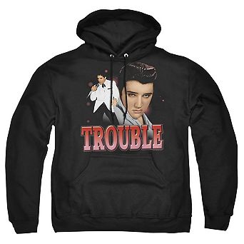 Elvis Presley Trouble Adult Pull Over Hoodie