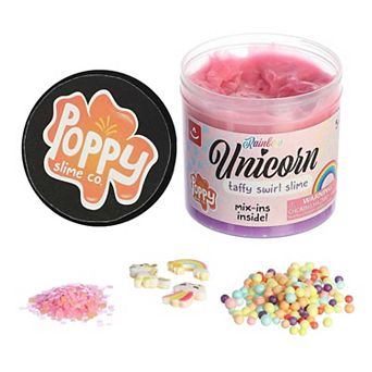 Aurora Toys Mini Poppy Slime Co. 11.3oz Unicorn Rainbow Slime Gooey Toy