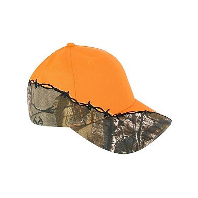 Ctm Kati Unisex Barbed Wire Embroidered Camo Baseball Cap