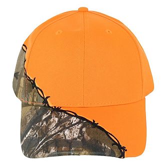 Ctm Kati Unisex Barbed Wire Embroidered Camo Baseball Cap