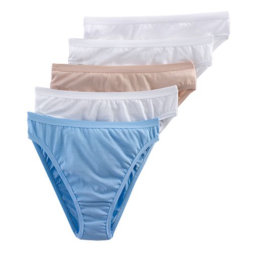 Vanity Fair True Comfort 5-pk. Stretch Hi-Cut Panties 13341 - Women's