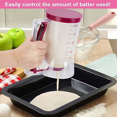 Cup Cake Batter Dispenser For Pancakes Waffles Cupcakes Other Desserts
