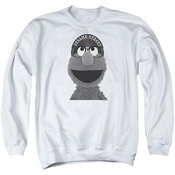 Sesame Street Elmo Lee Adult Crewneck Sweatshirt
