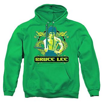 Bruce Lee Double Dragons Adult Pull Over Hoodie