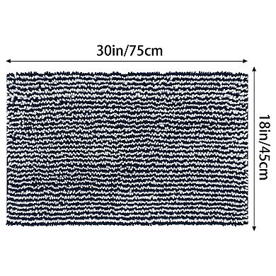 Extra Thick Absorbent Bath Rug Non-slip Bath Carpet Bathtub Mat Bathroom Floor