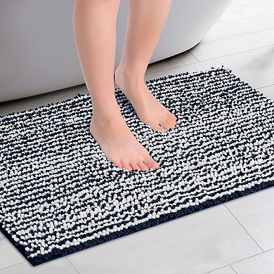 Extra Thick Absorbent Bath Rug Non-slip Bath Carpet Bathtub Mat Bathroom Floor