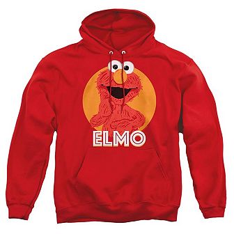 Sesame Street Elmo Scribble Adult Pull Over Hoodie