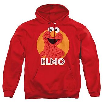 Sesame Street Elmo Scribble Adult Pull Over Hoodie