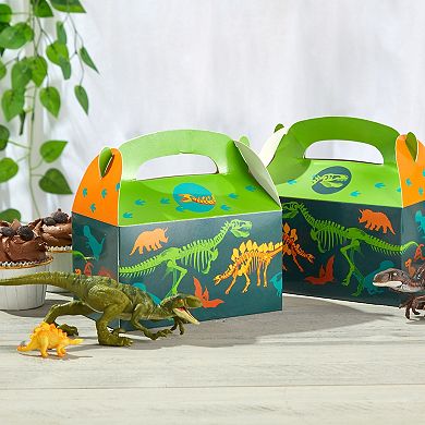 24 Pack Dinosaur Party Favor Boxes for Kids' Dino Birthday, 3.62 x 6.25 x 3.5 in