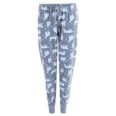 Women's Polar Bear Print Pajama Set