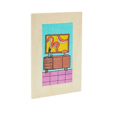 6 Pack Rectangle Wooden Boards For Crafts, Wood Pieces (10.6 X 7.0 X 0.25 In)