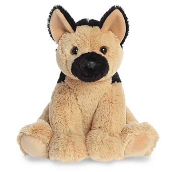 Aurora Large Brown 14" German Shepherd Cuddly Stuffed Animal