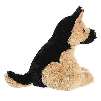 Aurora Large Brown 14" German Shepherd Cuddly Stuffed Animal