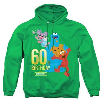 Sesame Street 60th Birthday Adult Pull Over Hoodie