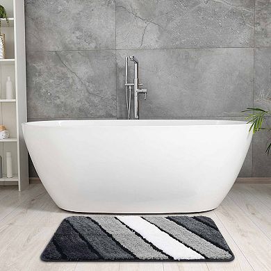 Soft Non Slip Ultra Water Absorbent Bathroom Rug Quick Dry Bath Floor Mat Bath Carpet