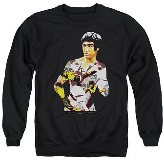 Bruce Lee Body Of Action Adult Crewneck Sweatshirt