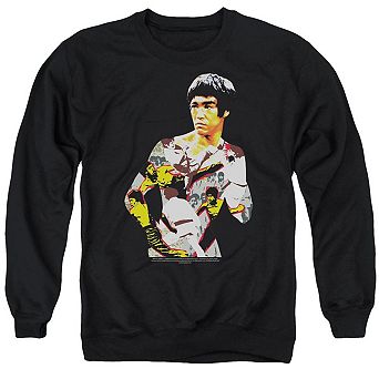 Bruce Lee Body Of Action Adult Crewneck Sweatshirt