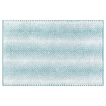 Bathroom Rug Soft And Absorbent Non-slip Striped Bath Mat Plush Bathroom Floor 16" X 24"