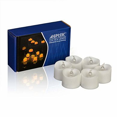 6pcs Flickering Flashing Led Tealight Candles