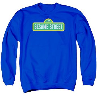 Sesame Street Logo Adult Crewneck Sweatshirt