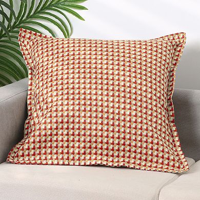 1Pcs Throw Pillow Covers with Pattern Pillow Cases Retro Cushion for Couch Sofa Home Decor 18" x 18"