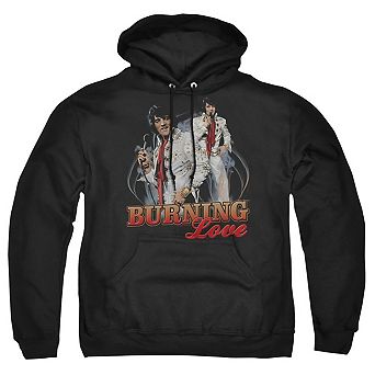 Elvis Presley Burning Love Adult Pull Over Hoodie