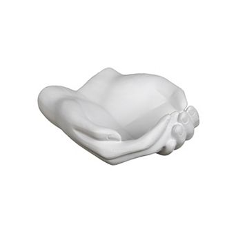 Handle With Care "hands" Holder For Keys, Coins, Or Candles