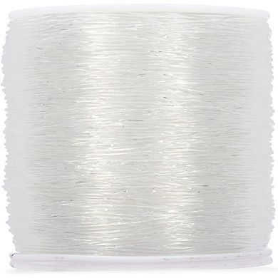 0.8mm Clear Elastic String For Jewelry Making And Beading (328 Yards, 2 Pack)