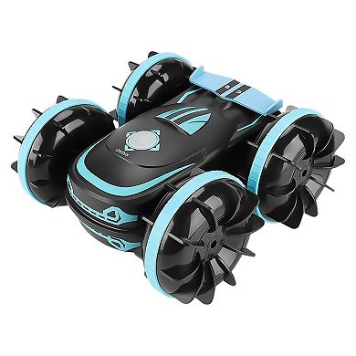 Kids, 2 In 1 Amphibious Double Sided 360° Rotating Rc Car Toy
