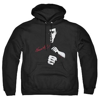 Bruce Lee The Dragon Awaits Adult Pull Over Hoodie