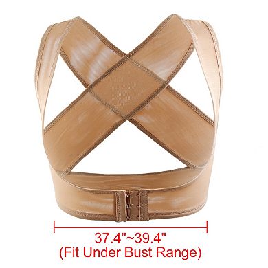 Women Adjustable Shoulder Back Posture Correct Bust Brace Support Belt