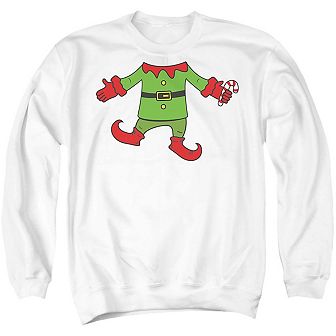 Christmas Elf Body Unisex Adult Crewneck Sweatshirt Sweater