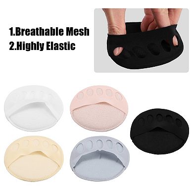 Forefoot Pads Five Toes Forefoot Pads Black White Pink Gray Beige