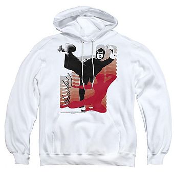 Bruce Lee Kick It Adult Pull Over Hoodie