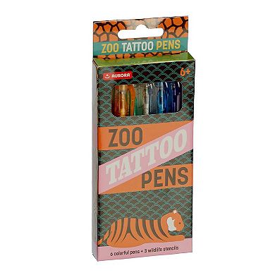 Aurora Toys Small Multicolor Zoo Tattoo Pens Engaging Toy