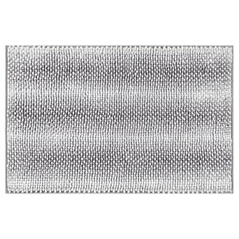 Bathroom Rug Soft and Absorbent Non-Slip Striped Bath Mat Plush for Bathroom Floor 20" x 32"