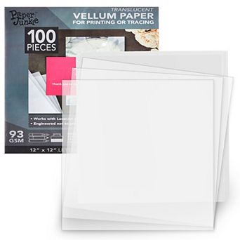 Translucent Vellum Paper (12 X 12 in 100 Sheets)