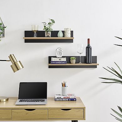 Repose Display Photo Ledge Shelf Set Of 2