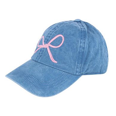 Women's Delicate Bow Baseball Cap