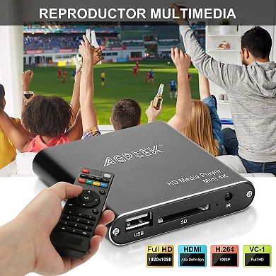 4k Media Player With Remote Control Full Hd Video Player For Home