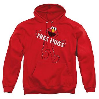 Sesame Street Free Hugs Adult Pull Over Hoodie