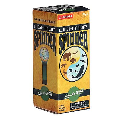 Aurora Toys Small Green 7.5" Light Up Spinner Engaging Toy