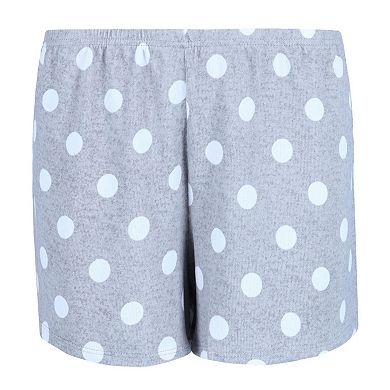 Women's Plus Size Polka Dot Pajama Short Set