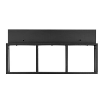 Triple Cubed Floating Shelf With Ledge