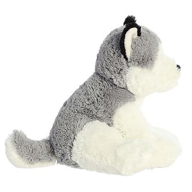 Aurora Large Gray 14" Husky Cuddly Stuffed Animal